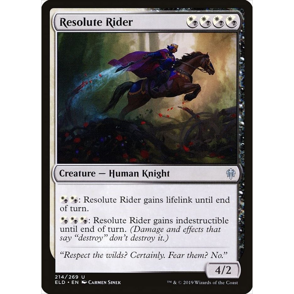 Image for Resolute Rider (214) (ELD) - Magic: The Gathering