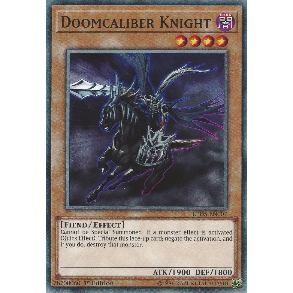Image for Doomcaliber Knight (LED5-EN007) (LED5) - YuGiOh