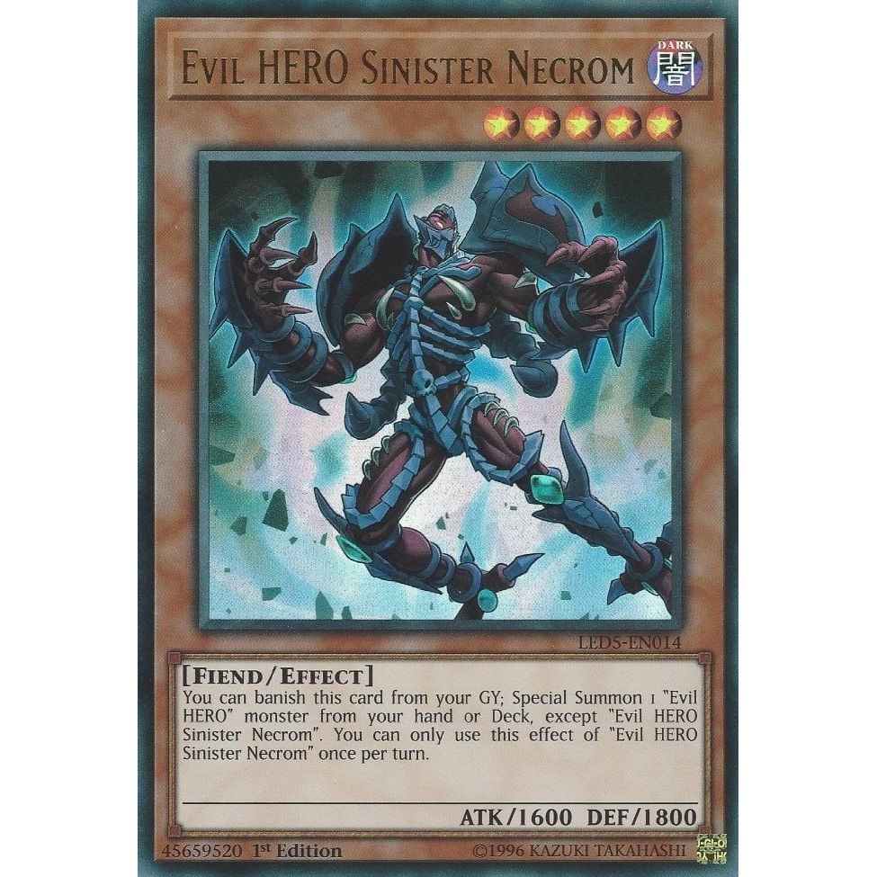 Image for Evil HERO Sinister Necrom (LED5-EN014) (LED5) - YuGiOh