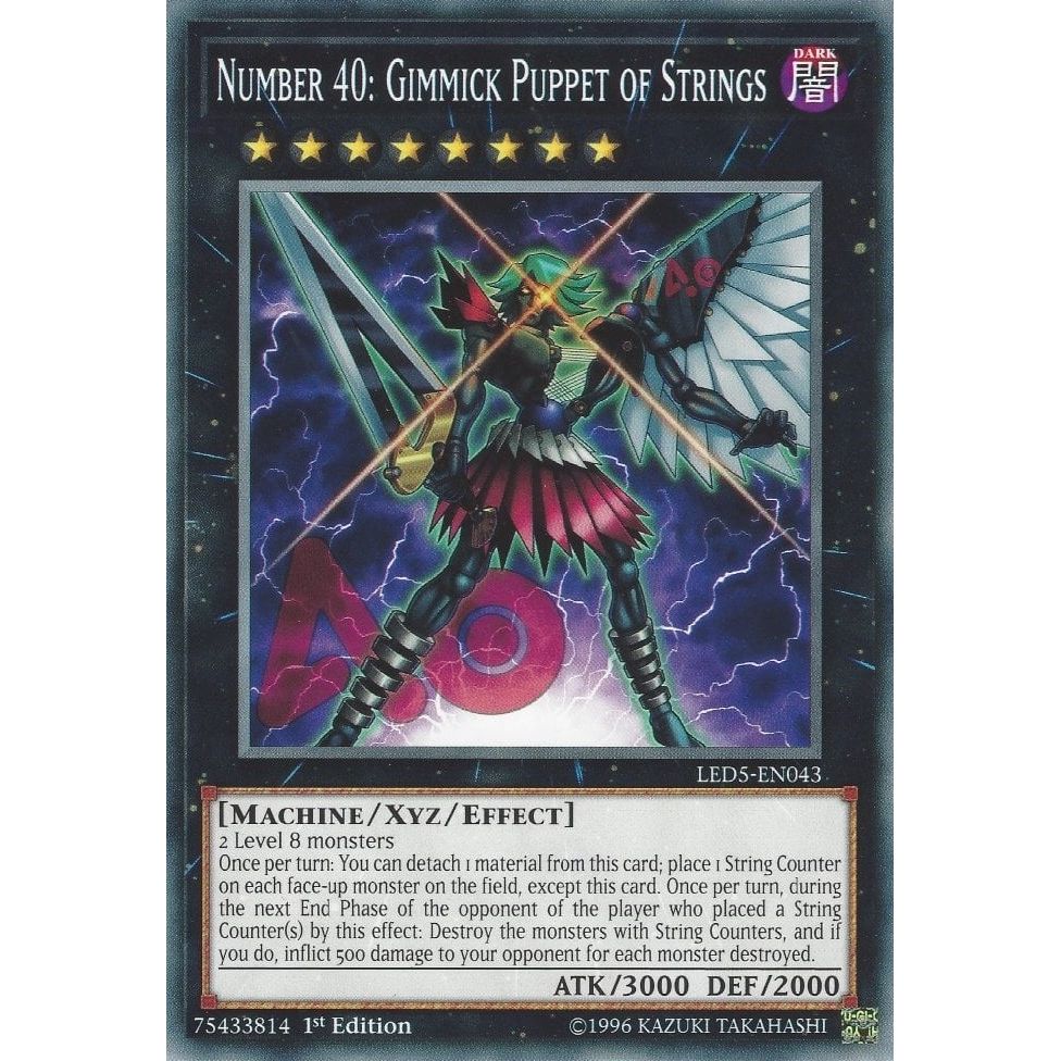 Image for Number 40: Gimmick Puppet of Strings (LED5-EN043) (LED5) - YuGiOh