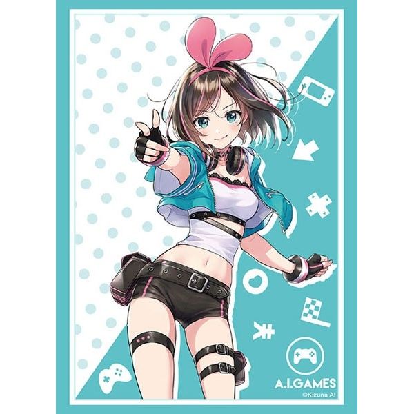 Image for Bushiroad Sleeve Collection HG Vol.2114: Kizuna Ai - A.I.Games 2019 ver. (60-Pack) - Card Sleeves