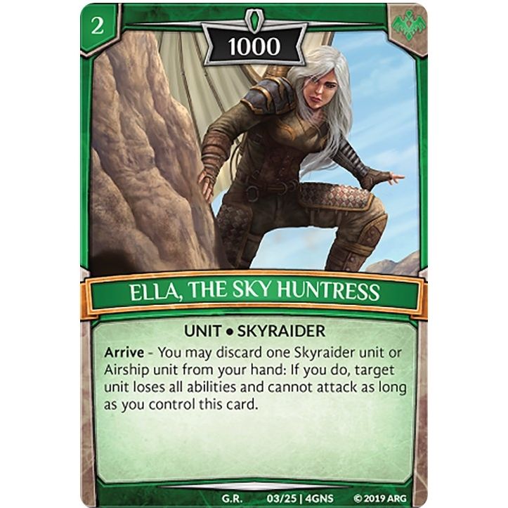 Image for Ella, the Sky Huntress (3/25 | 4GNS) (GENE) - Argent Saga TCG