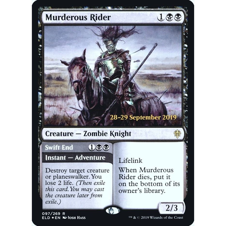 Image for Murderous Rider (97) (PRE) - Magic: The Gathering