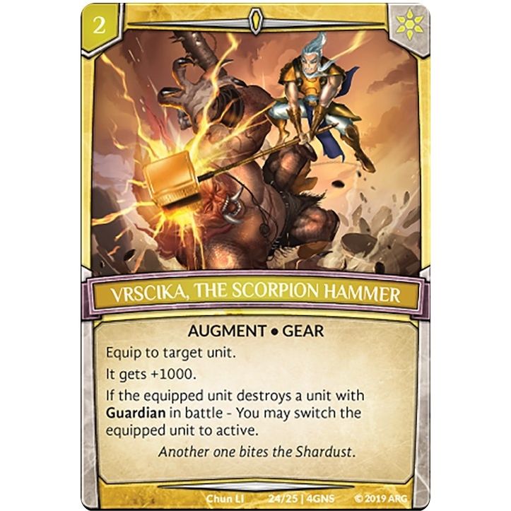 Image for Vrscika, the Scorpion Hammer (24/25 | 4GNS) (GENE) - Argent Saga TCG