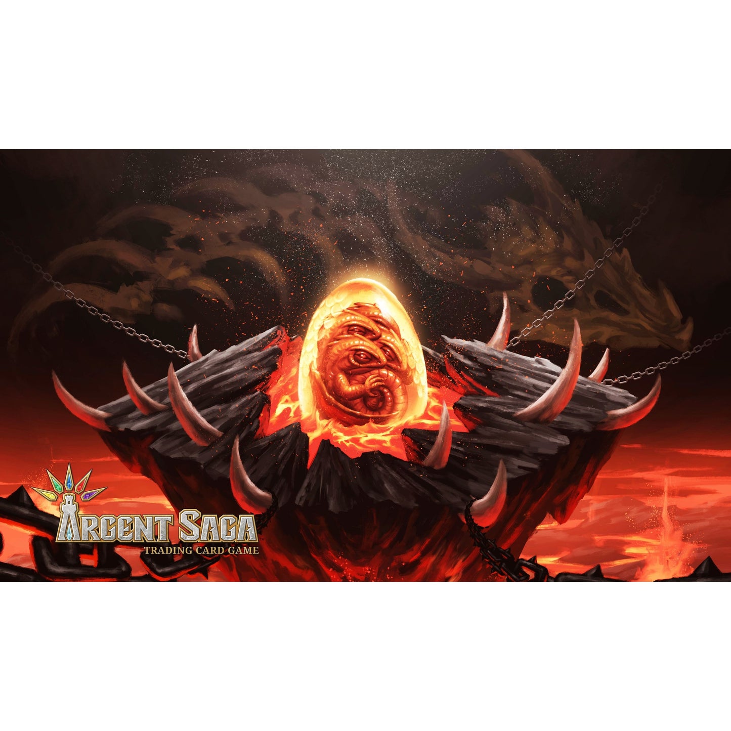 Image for Argent Saga TCG Rubber Playmat - Spawn of Bahamute - Playmats