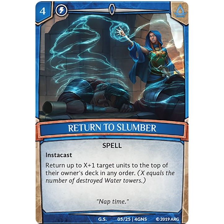 Image for Return to Slumber (5/25 | 4GNS) (GENE) - Argent Saga TCG