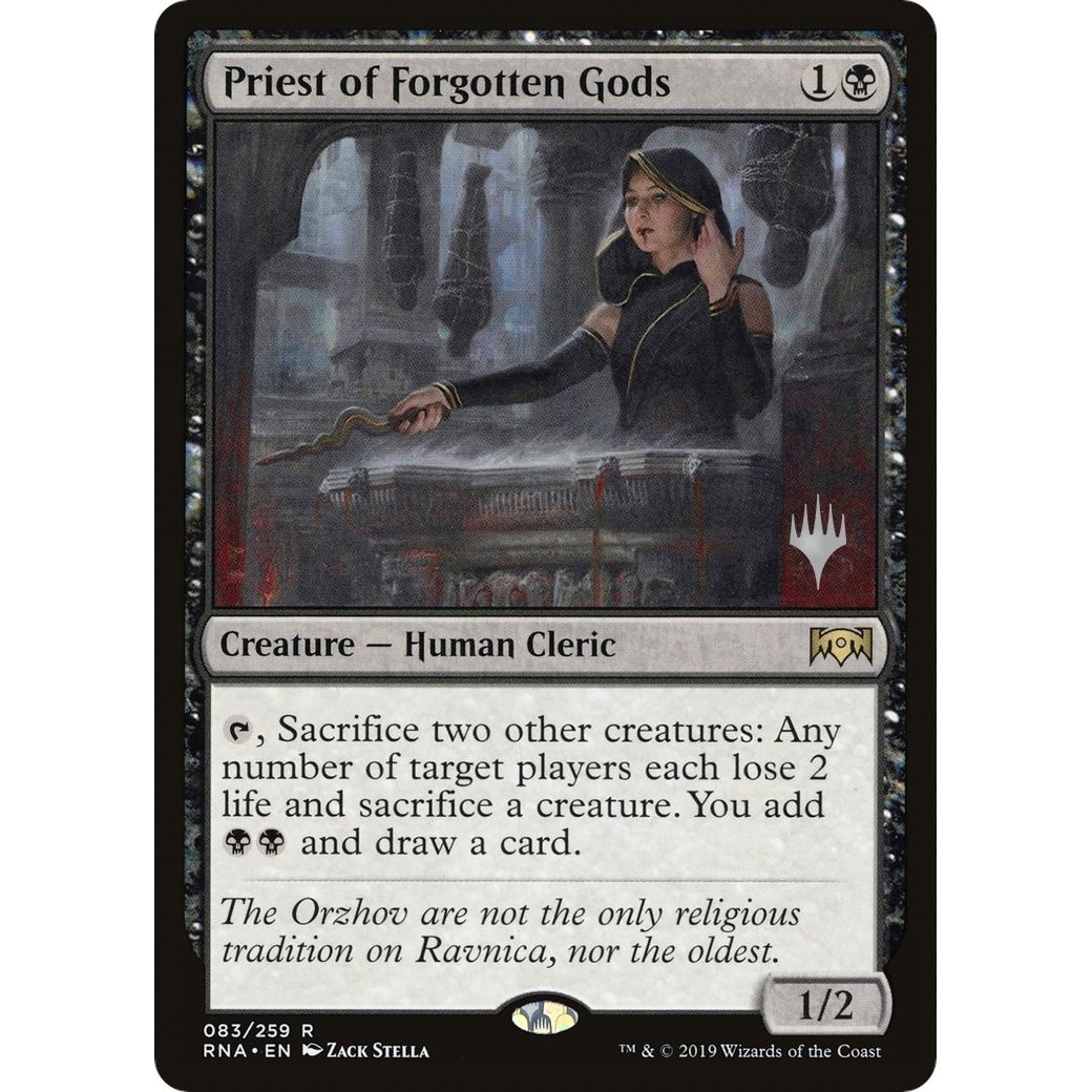 Image for Priest of Forgotten Gods (83) (PPELD) - Magic: The Gathering