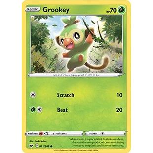 Image for Grookey - 11/202 (Premium Collection) (011/202) (MCAP) - Pokemon