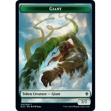 Image for Giant // Food (017) Double-Sided Token (10 // 17) (ELD) - Magic: The Gathering