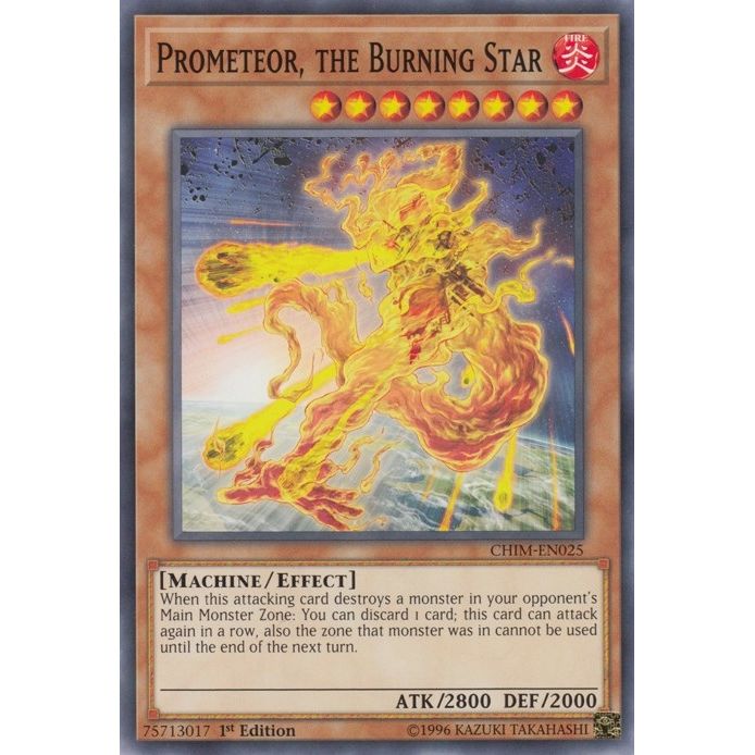 Image for Prometeor, the Burning Star (CHIM-EN025) (CHIM) - YuGiOh