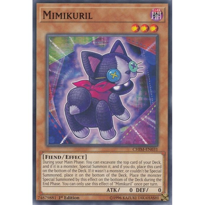 Image for Mimikuril (CHIM-EN031) (CHIM) - YuGiOh