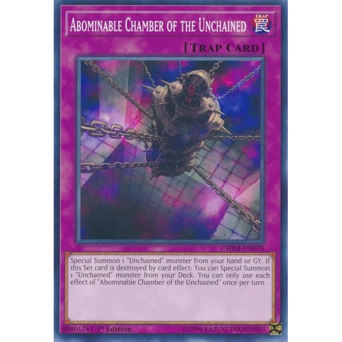 Image for Abominable Chamber of the Unchained (CHIM-EN070) (CHIM) - YuGiOh