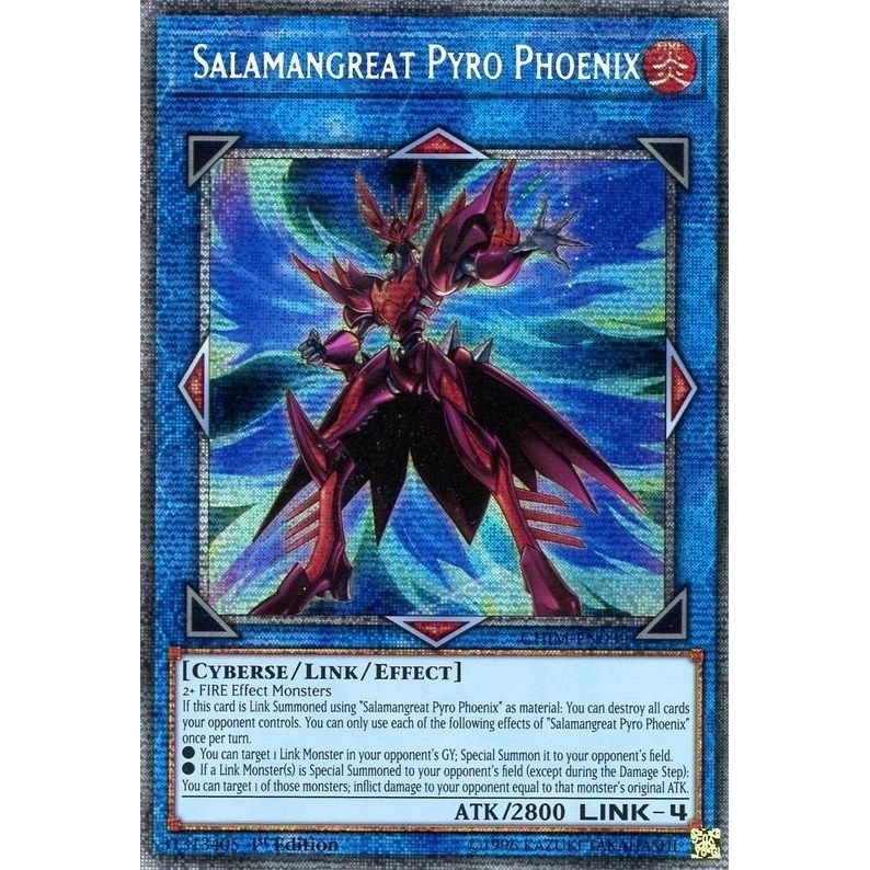 Image for Salamangreat Pyro Phoenix (Starlight Rare) (CHIM-EN039) (CHIM) - YuGiOh