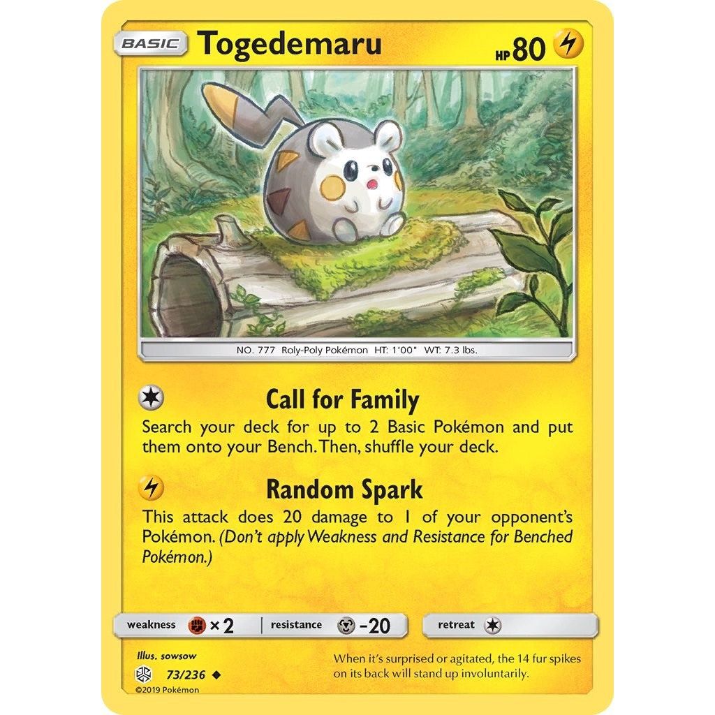 Image for Togedemaru (73/236) (SM12) - Pokemon