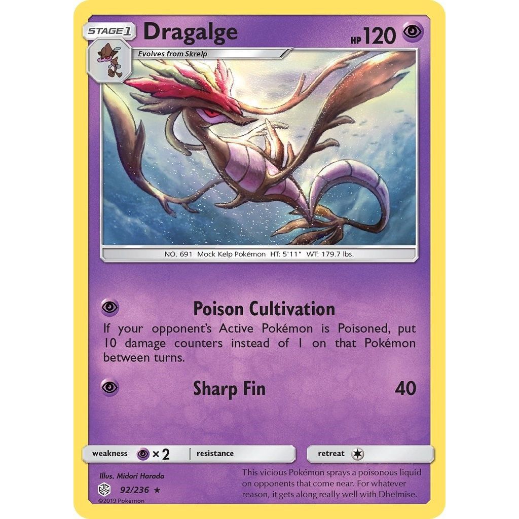 Image for Dragalge (92/236) (SM12) - Pokemon