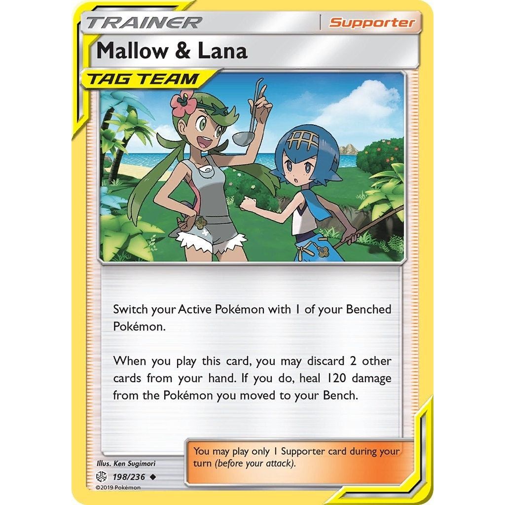 Image for Mallow & Lana (198/236) (SM12) - Pokemon