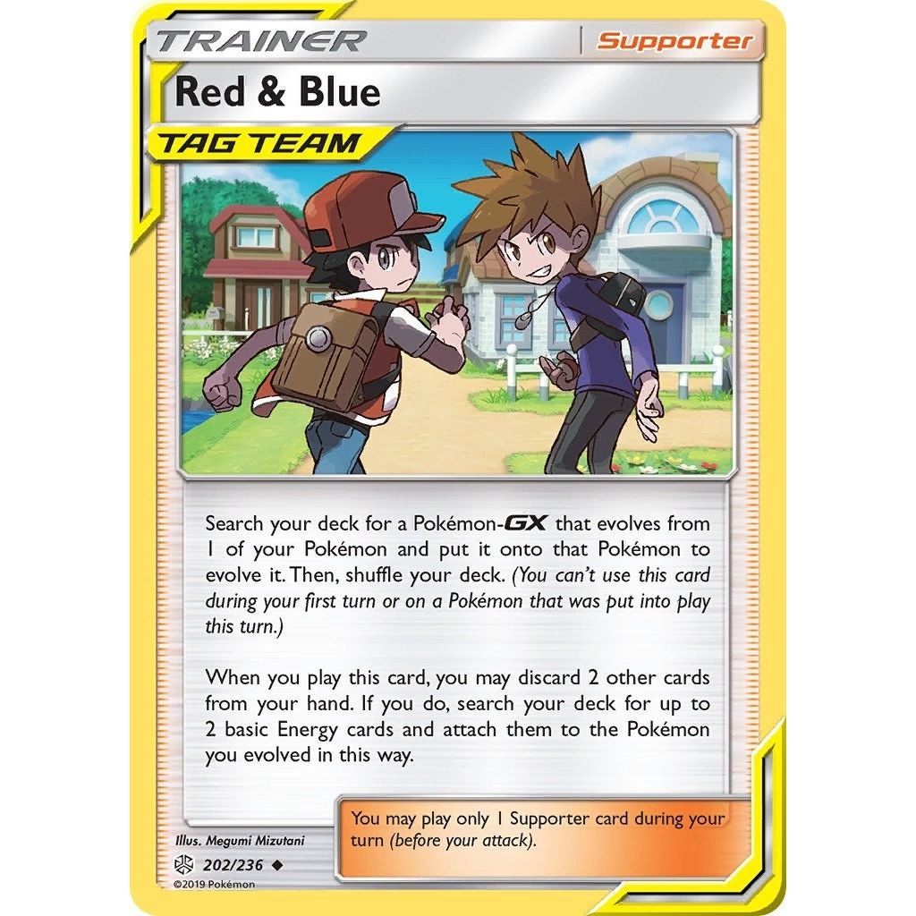 Image for Red & Blue (202/236) (SM12) - Pokemon