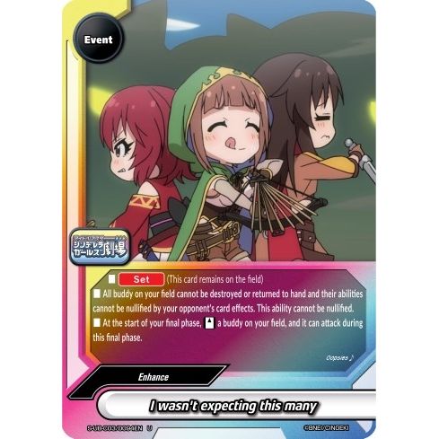 Image for I wasn't expecting this many (S-UB-C03/0094EN) (S-UB-C03) - Future Card BuddyFight