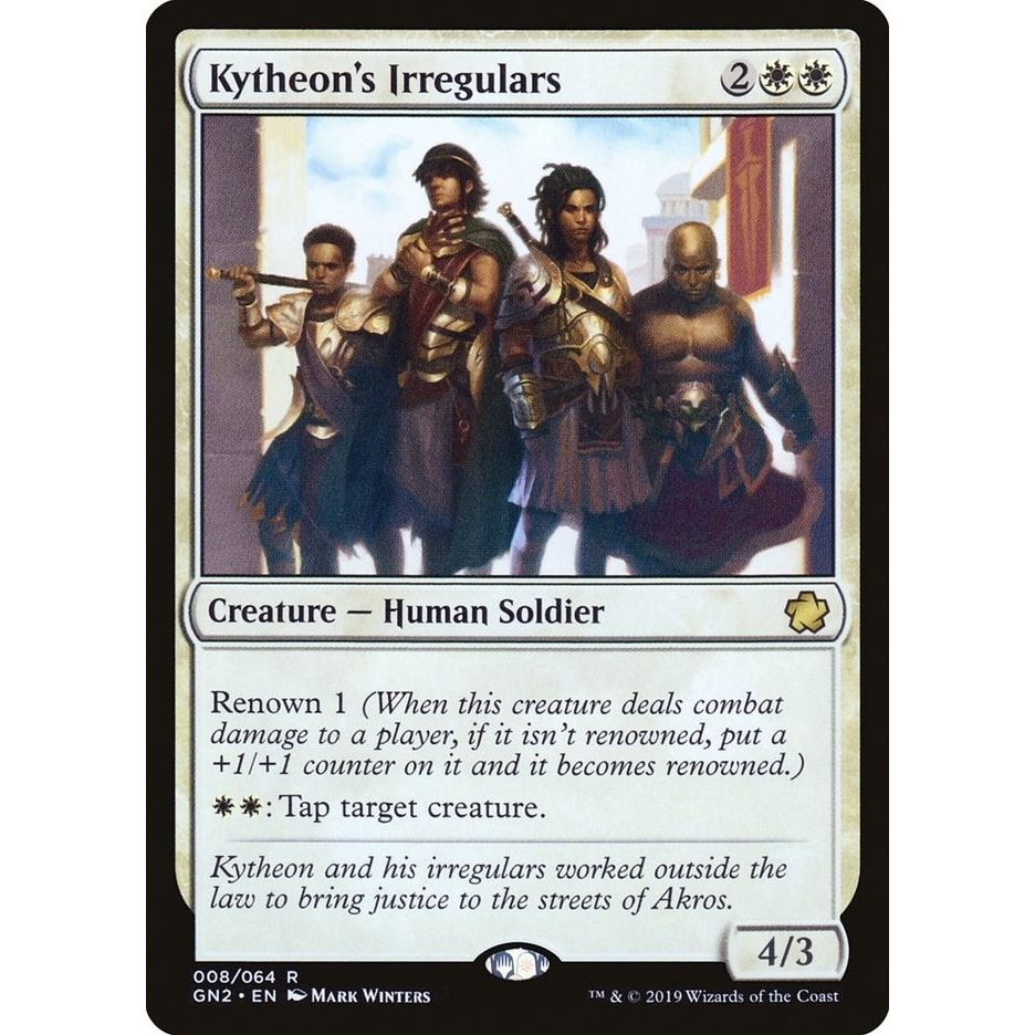 Image for Kytheon's Irregulars (8) (GN2) - Magic: The Gathering
