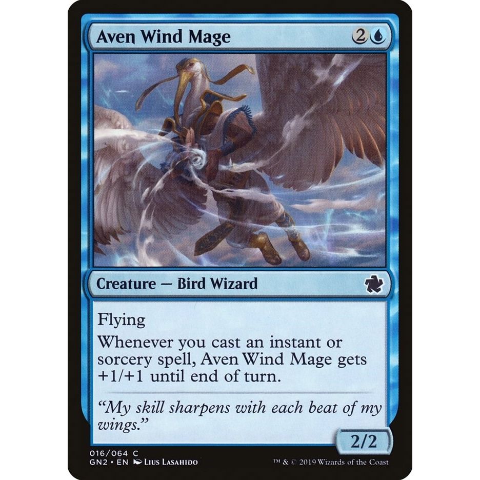 Image for Aven Wind Mage (16) (GN2) - Magic: The Gathering
