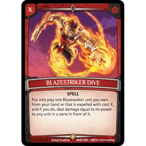 Image for Blazestriker Dive (8/100 | 5REV) (REV) - Argent Saga TCG