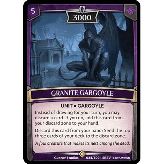 Image for Granite Gargoyle (34/100 | 5REV) (REV) - Argent Saga TCG