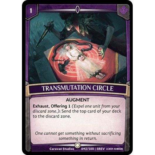 Image for Transmutation Circle (92/100 | 5REV) (REV) - Argent Saga TCG