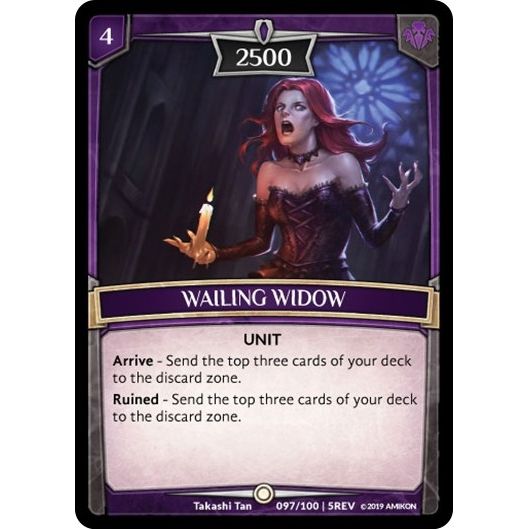 Image for Wailing Widow (97/100 | 5REV) (REV) - Argent Saga TCG