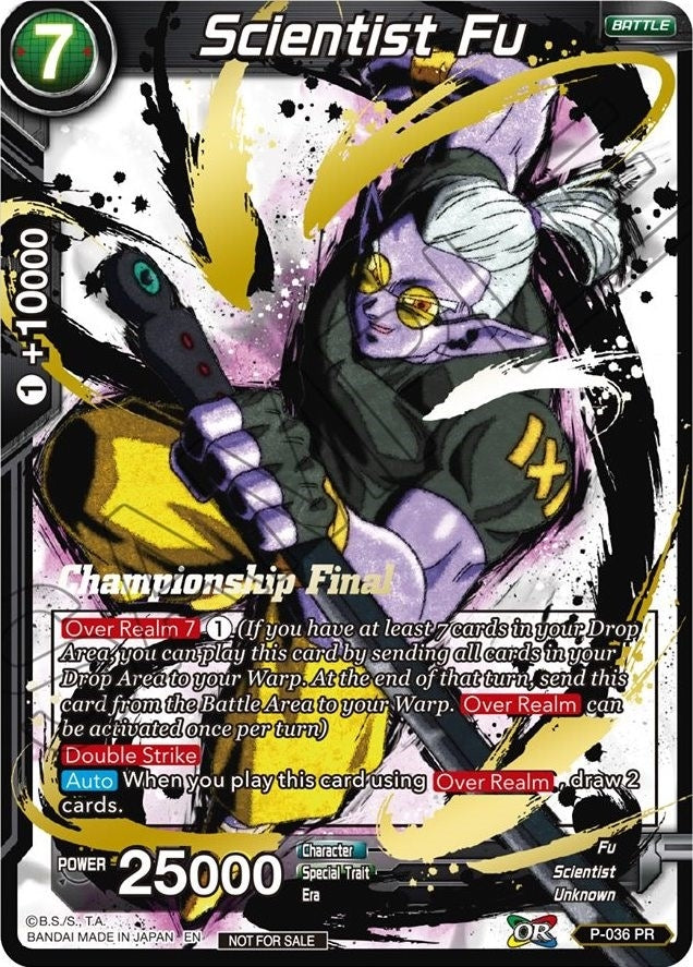 Image for Scientist Fu (Championship Final 2019) (P-036) (TPR) - Dragon Ball Super: Masters