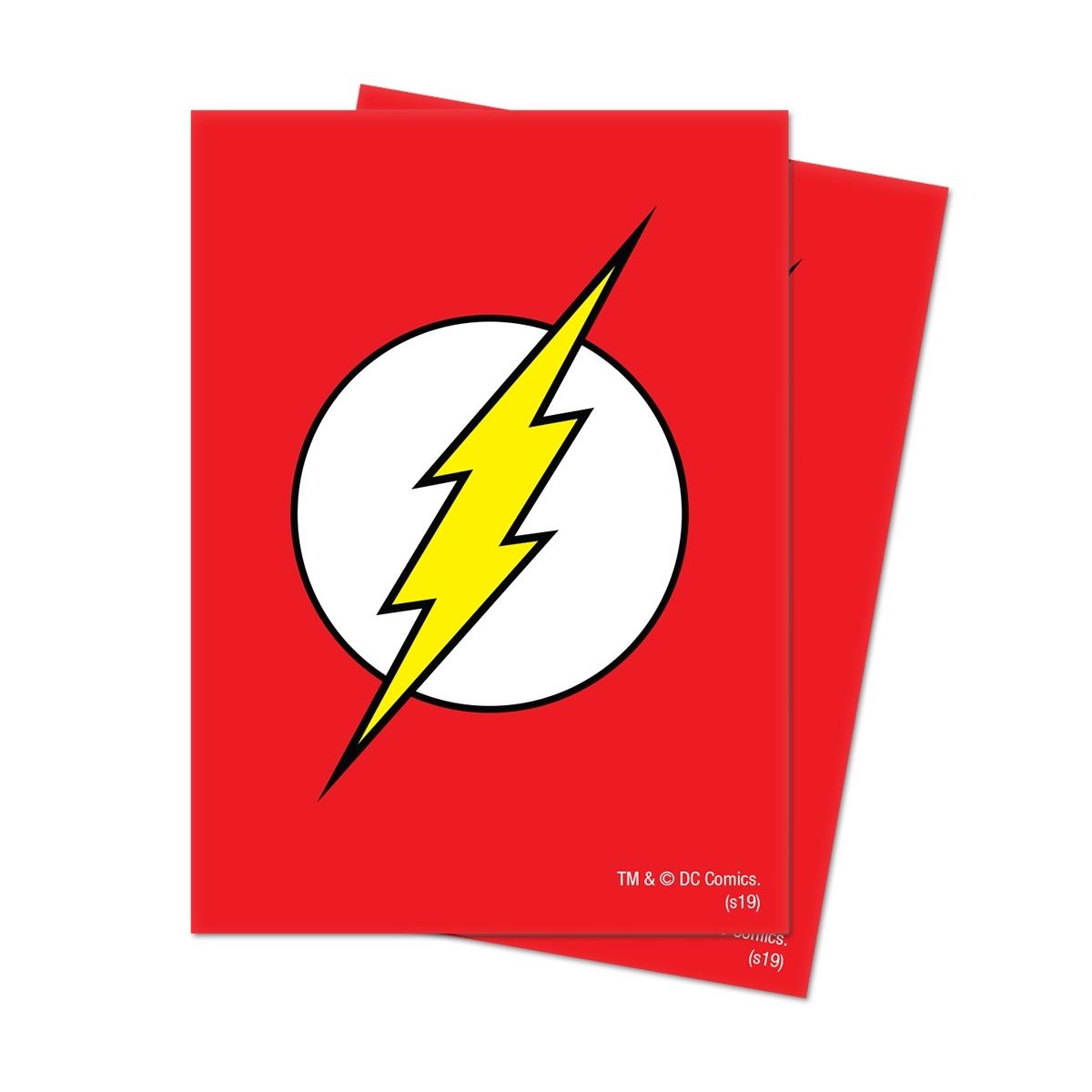 Image for Justice League Standard Deck Protector Sleeves - The Flash (65-Pack) - Card Sleeves