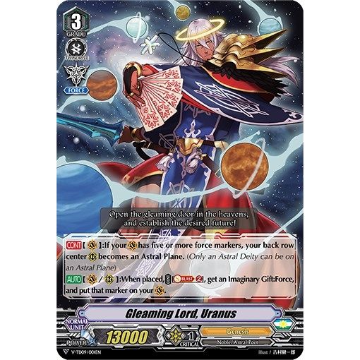 Image for Gleaming Lord, Uranus (V-TD09/001EN) (V-TD09) - Cardfight Vanguard