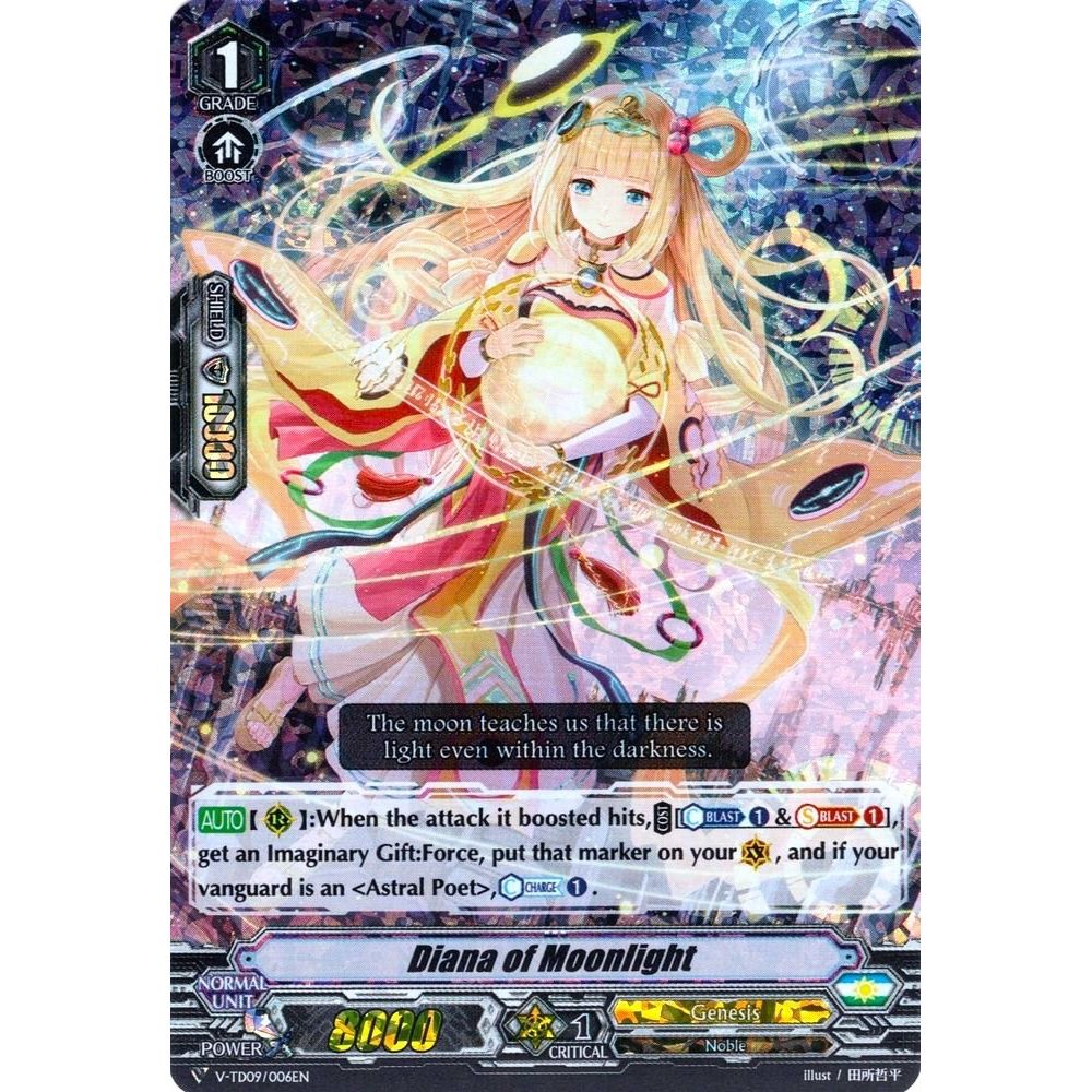 Image for Diana of Moonlight (RRR Foil) (V-TD09/006EN) (V-TD09) - Cardfight Vanguard
