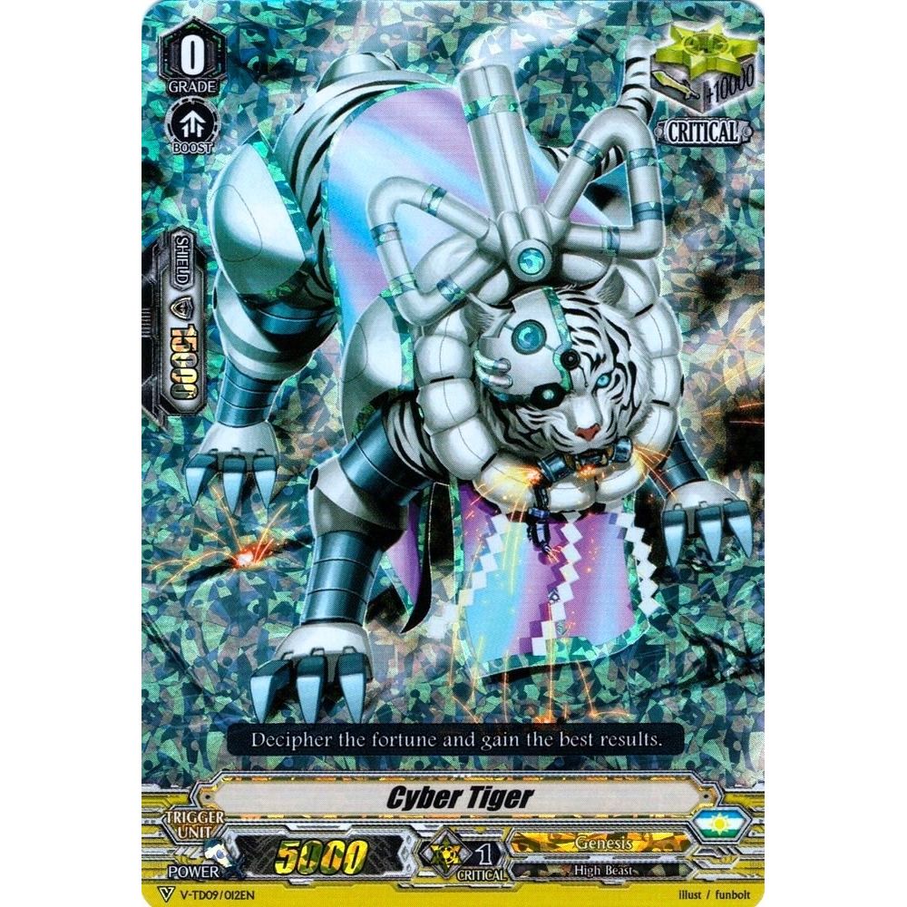 Image for Cyber Tiger (RRR Foil) (V-TD09/012EN) (V-TD09) - Cardfight Vanguard