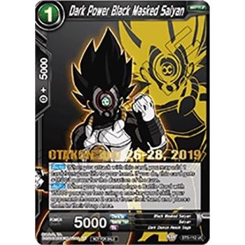 Image for Dark Power Black Masked Saiyan (OTAKON 2019) (BT5-112_PR) (PR) - Dragon Ball Super: Masters