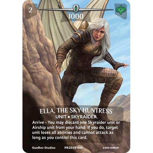 Image for Ella, the Sky Huntress (Serial Numbered) (PR2019-046) (PR) - Argent Saga TCG