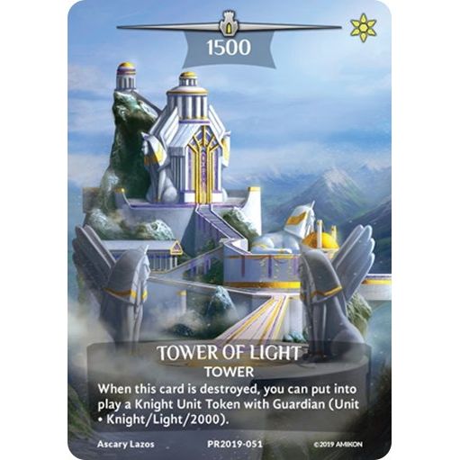 Image for Tower of Light (Serial Numbered) (PR2019-051) (PR) - Argent Saga TCG