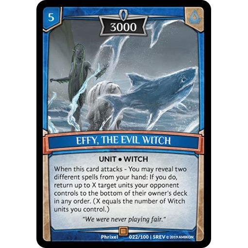 Image for Effy, the Evil Witch (22/100 | 5REV) (REV) - Argent Saga TCG