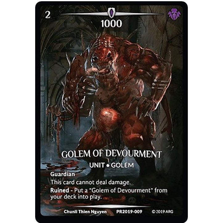 Image for Golem of Devourment (Full Art) (PR2019-009) (PR) - Argent Saga TCG