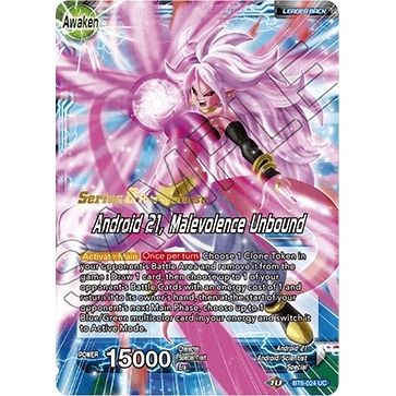 Image for Android 21 // Android 21, Malevolence Unbound (BT8-024_PR) (DBS-B08PRE) - Dragon Ball Super: Masters