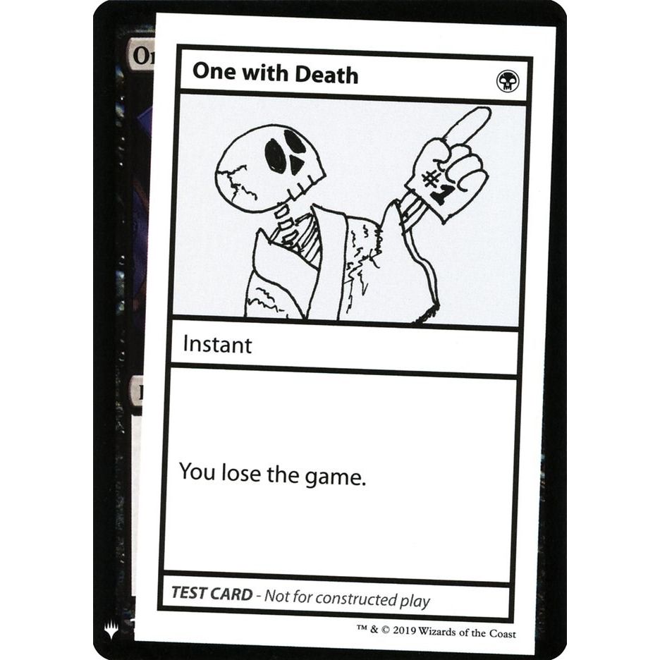 Image for One With Death (CMB1) - Magic: The Gathering