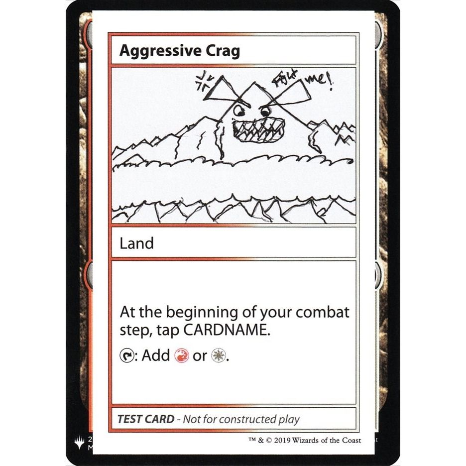 Image for Aggressive Crag (CMB1) - Magic: The Gathering