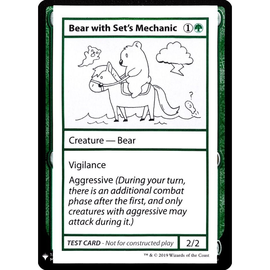 Image for Bear with Set's Mechanic (CMB1) - Magic: The Gathering