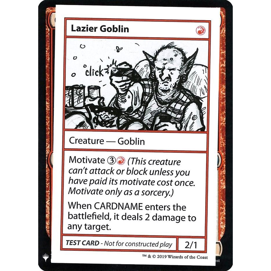 Image for Lazier Goblin (CMB1) - Magic: The Gathering