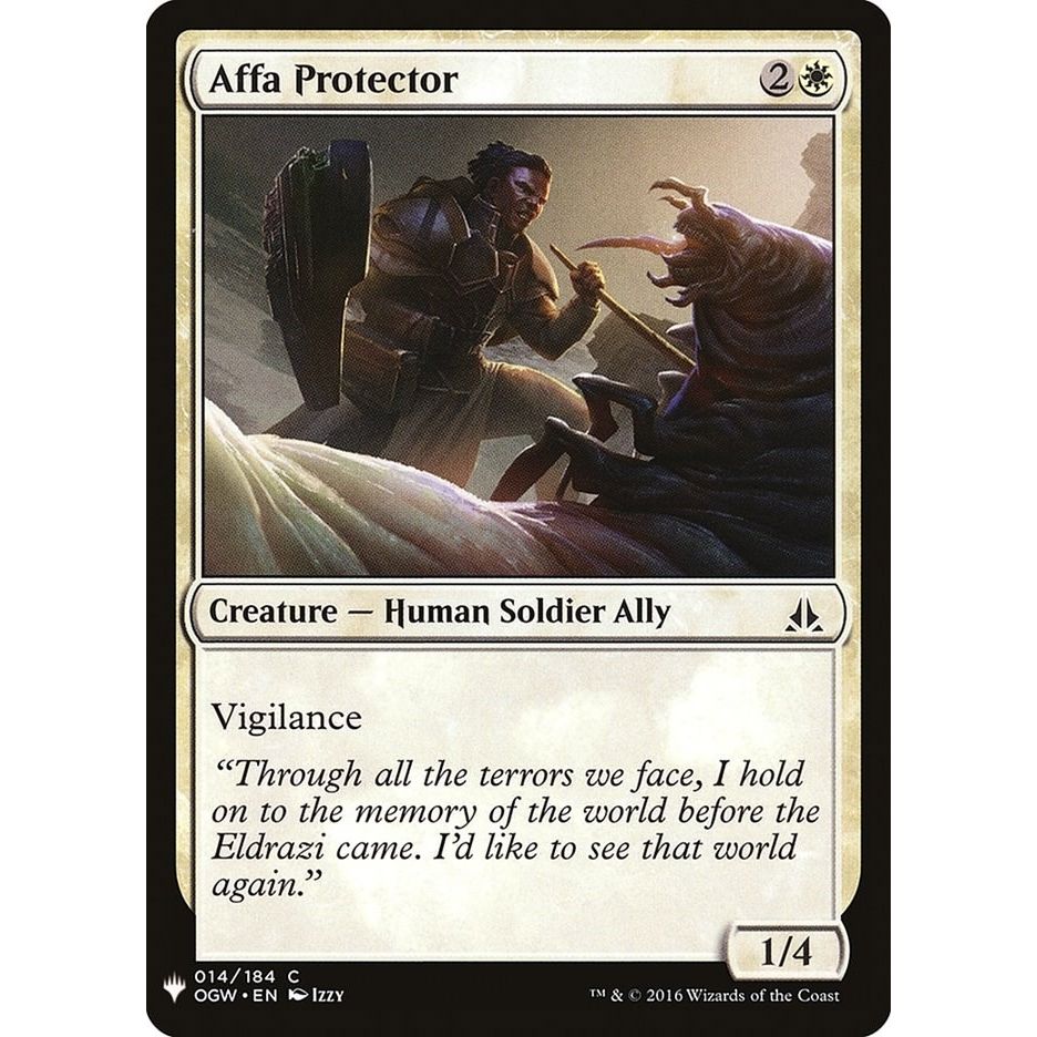 Image for Affa Protector (14) (LIST) - Magic: The Gathering