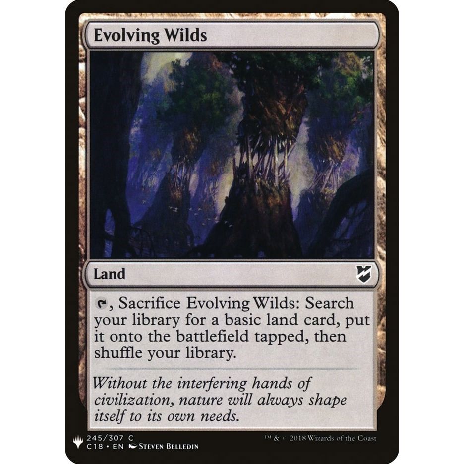 Image for Evolving Wilds (C18) (245) (LIST) - Magic: The Gathering
