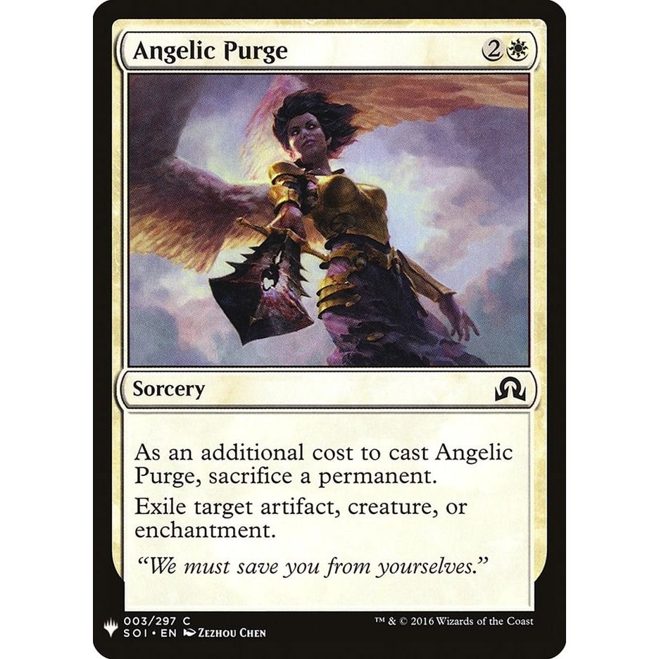 Image for Angelic Purge (3) (LIST) - Magic: The Gathering