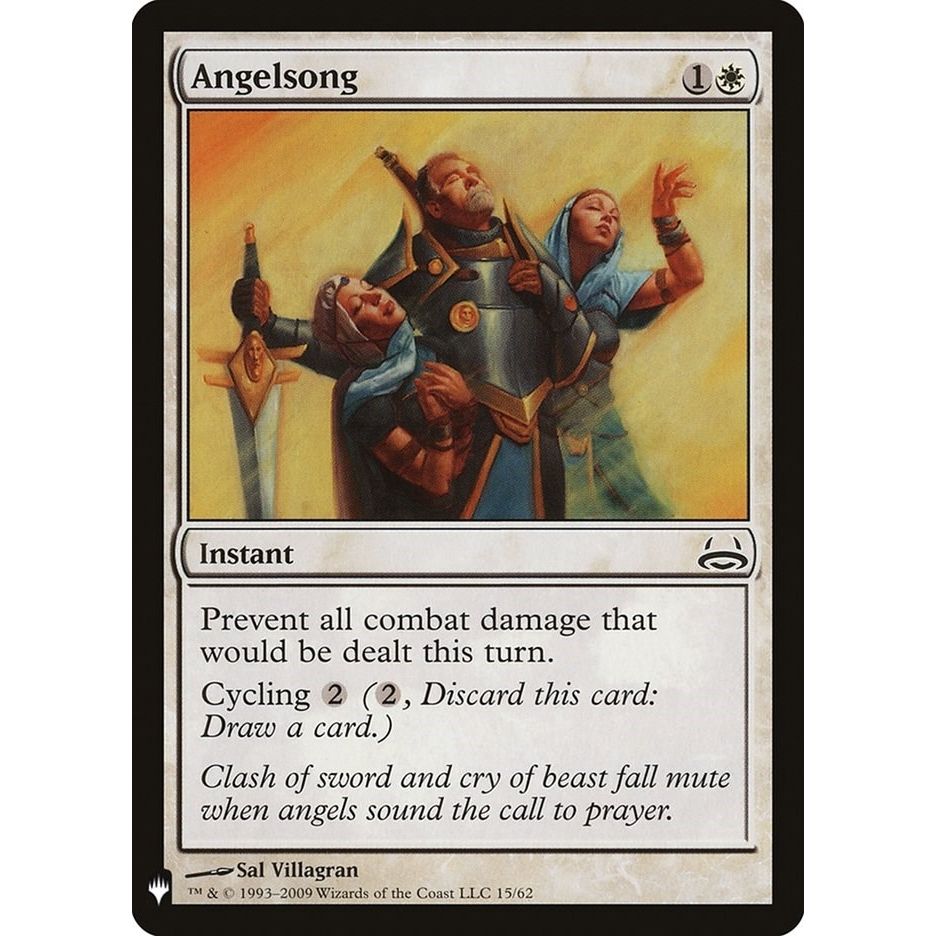 Image for Angelsong (15) (LIST) - Magic: The Gathering