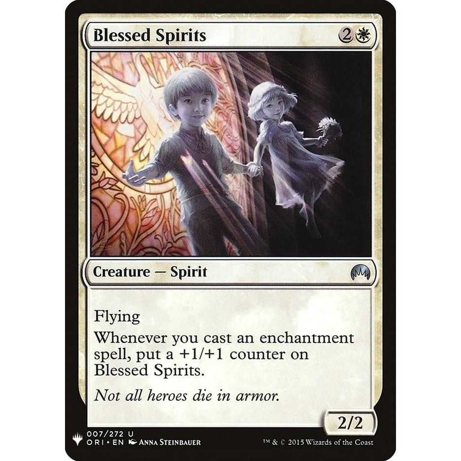 Image for Blessed Spirits (7) (LIST) - Magic: The Gathering