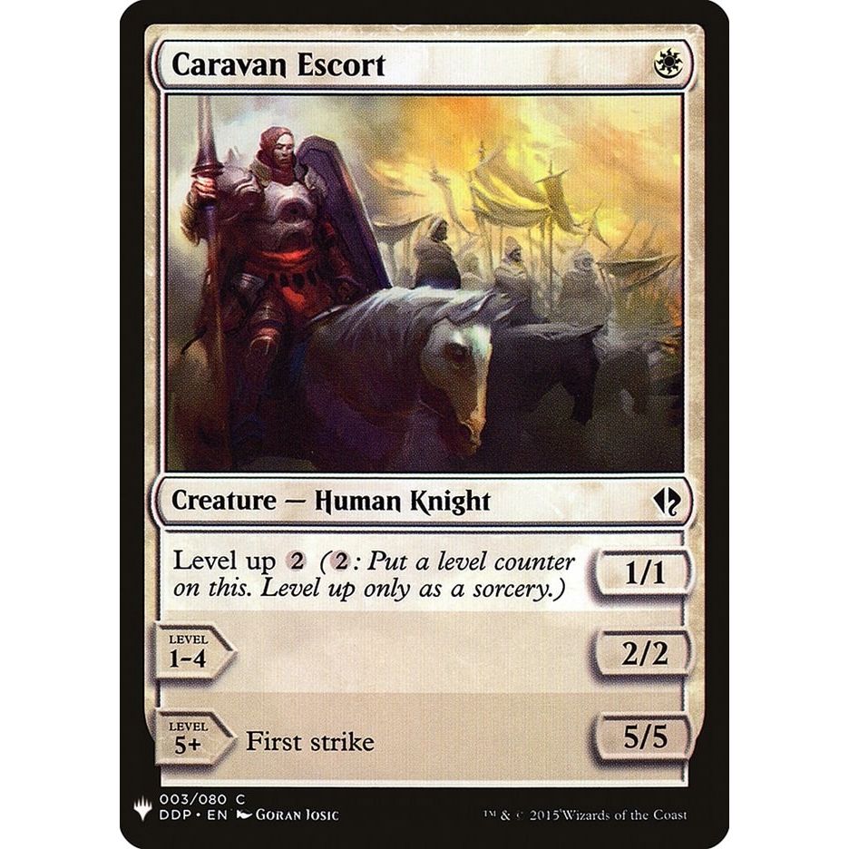 Image for Caravan Escort (3) (LIST) - Magic: The Gathering
