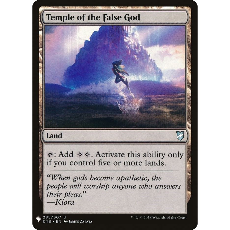 Image for Temple of the False God (C18) (285) (LIST) - Magic: The Gathering